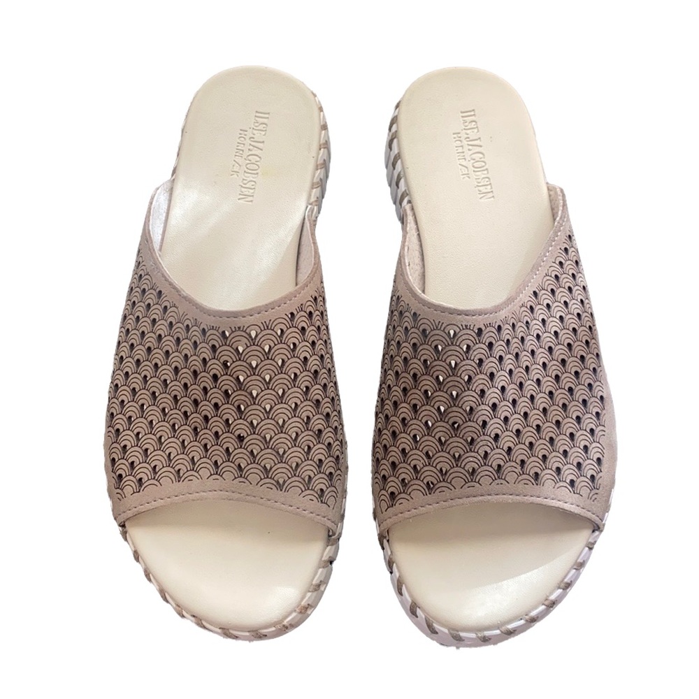 Ilse Jacobsen-Hornbaek | Taupe Slip On Tulip Sandal | Women's Shoes | Size 37/7